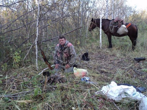 Только мы с конем.......