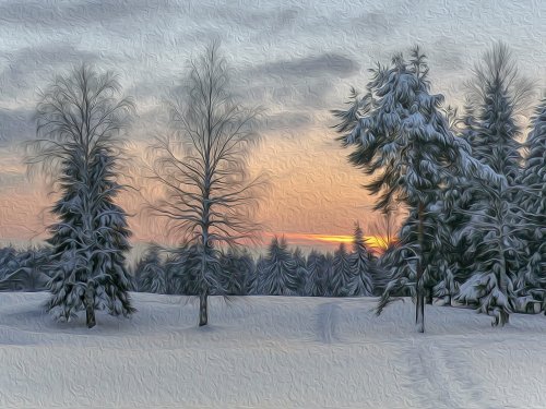 вечерние краски
