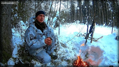 Охота в январе на лыжах. Поиски боровой птицы