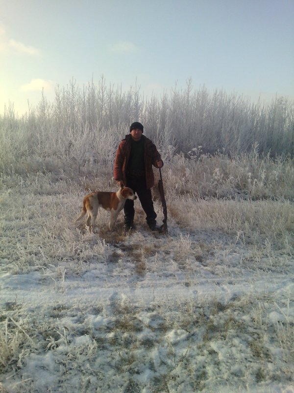 с охоты