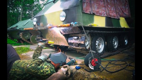 Обзор народного вездехода с рыбалкой