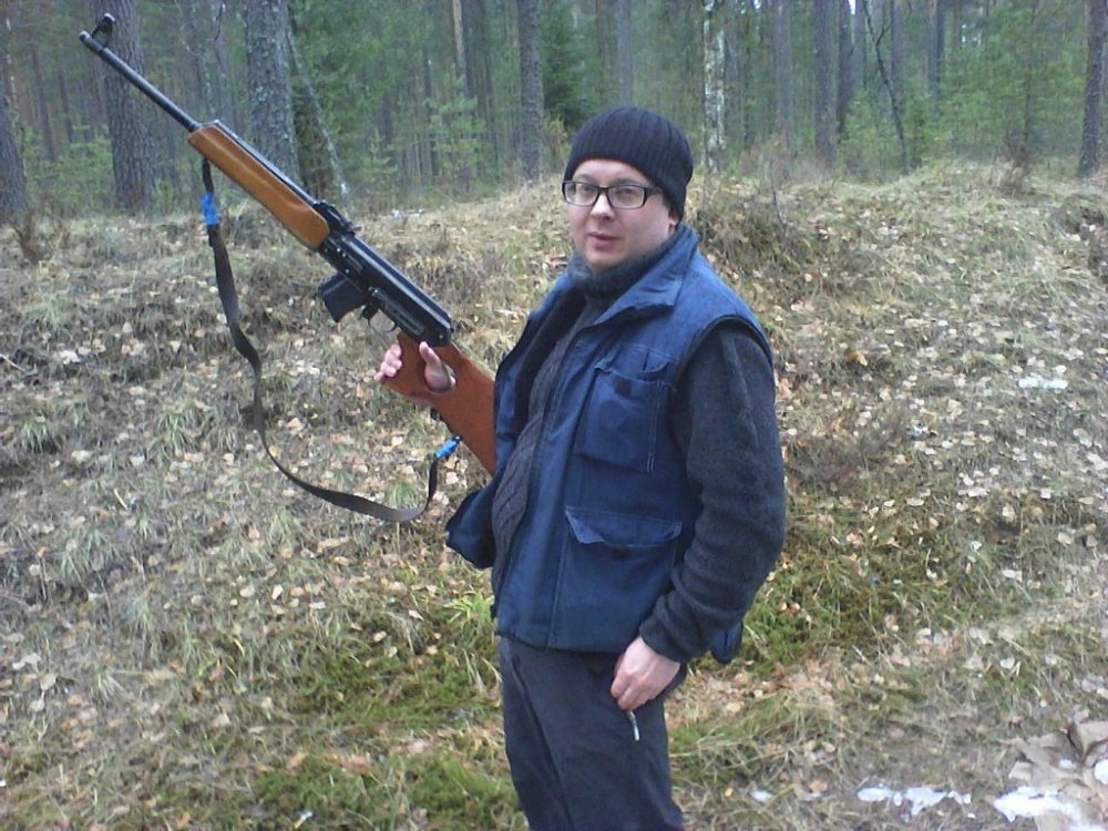 то же в тире..ВЕПРЬ 7,62*39..