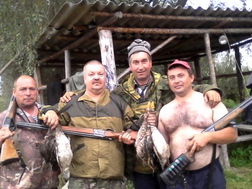 На зорьке!