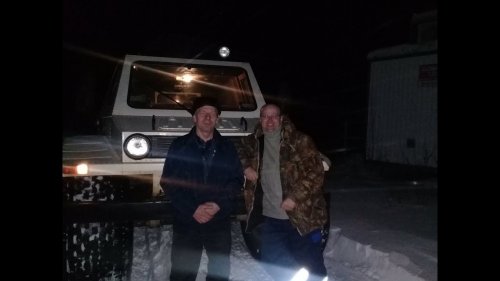 Поездка по снежному бездорожью!