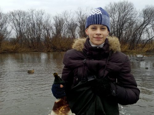 Добыл зеленоголового.