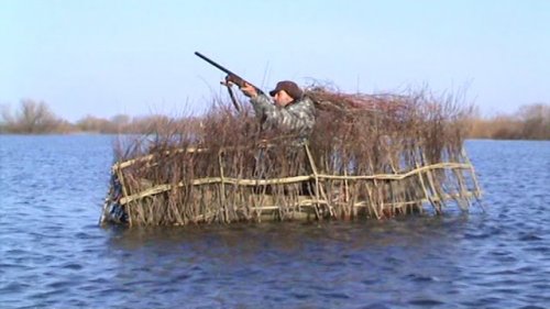 Скрадок на воде....