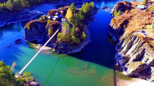 Незабываемый остров Патмос на Алтае село Чемал