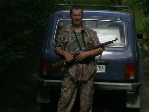 в лесу