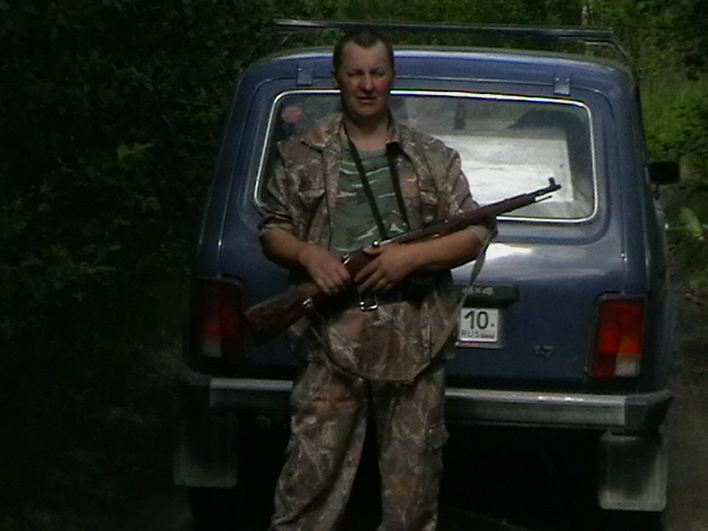 в лесу