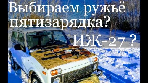 Выбор охотничьего ружья. Пятизарядка 12 калибра ТОЗ 87 , помповое ружье МР 133,  ИЖ 49,  ИЖ27 12.