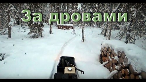 Мотобуксировщик "Барс следопыт" поездка за дровами в тайгу.