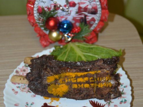 Лось по королевски, под ягодкой!