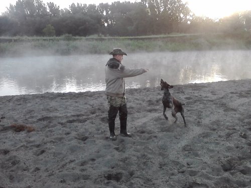 "Хватит титьки мять, бери ружьё быстрей!"