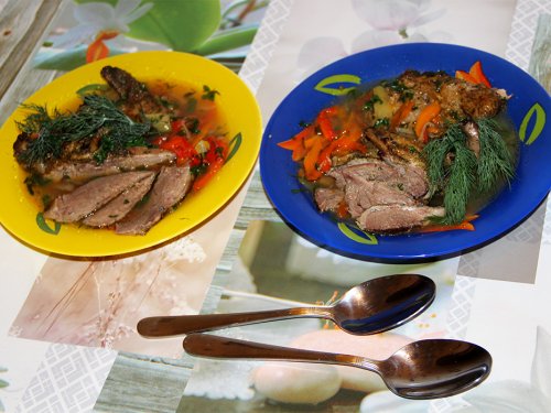 Тетерева, тушеные с овощами - рецепт дилетанта