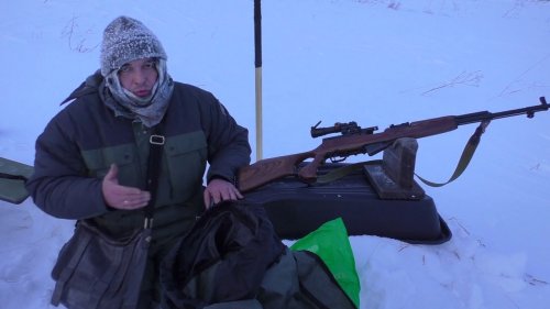 Прицел "Крякнул" на морозе!
