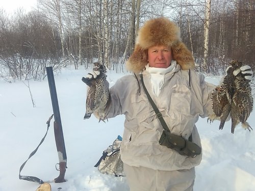Потеплело решили рябков погонять -32
