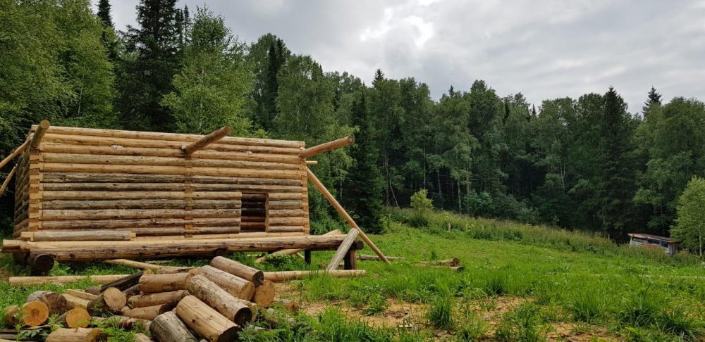 Строительство избы