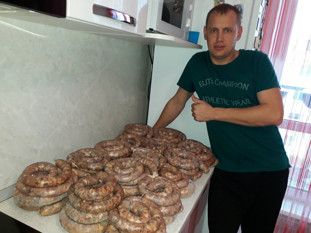 Домашняя колбаска!