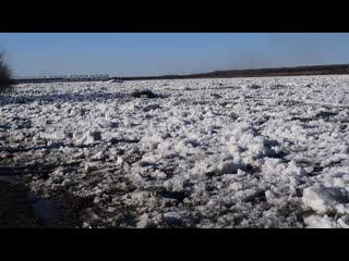 Ледоход на Томи.