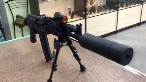 Калиматорный прицел Aimpoint на Сайга-МК 030