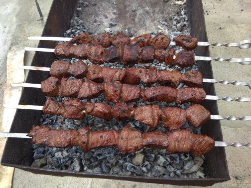 Шашлык из оленины