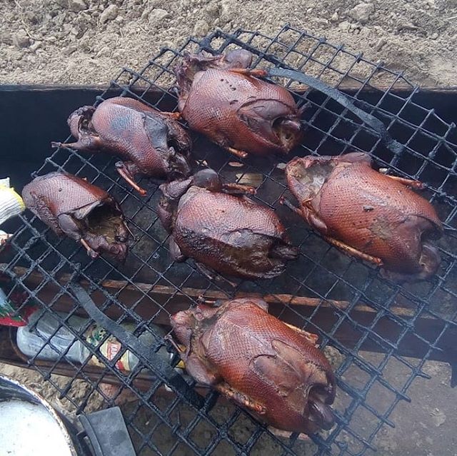Уточки горячего копчения