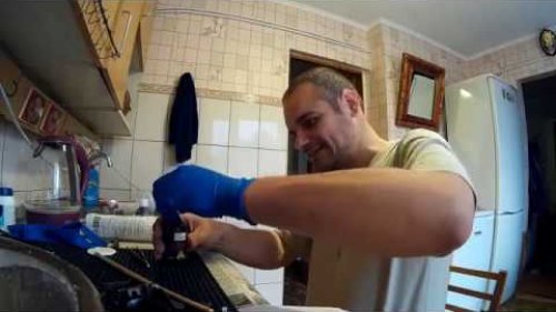 Воронение ржавым лаком ствольной коробки и деталей усм  Мой опыт
