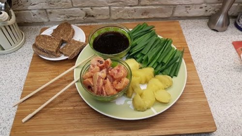 Стерлядка по-русски с японским мотивом
