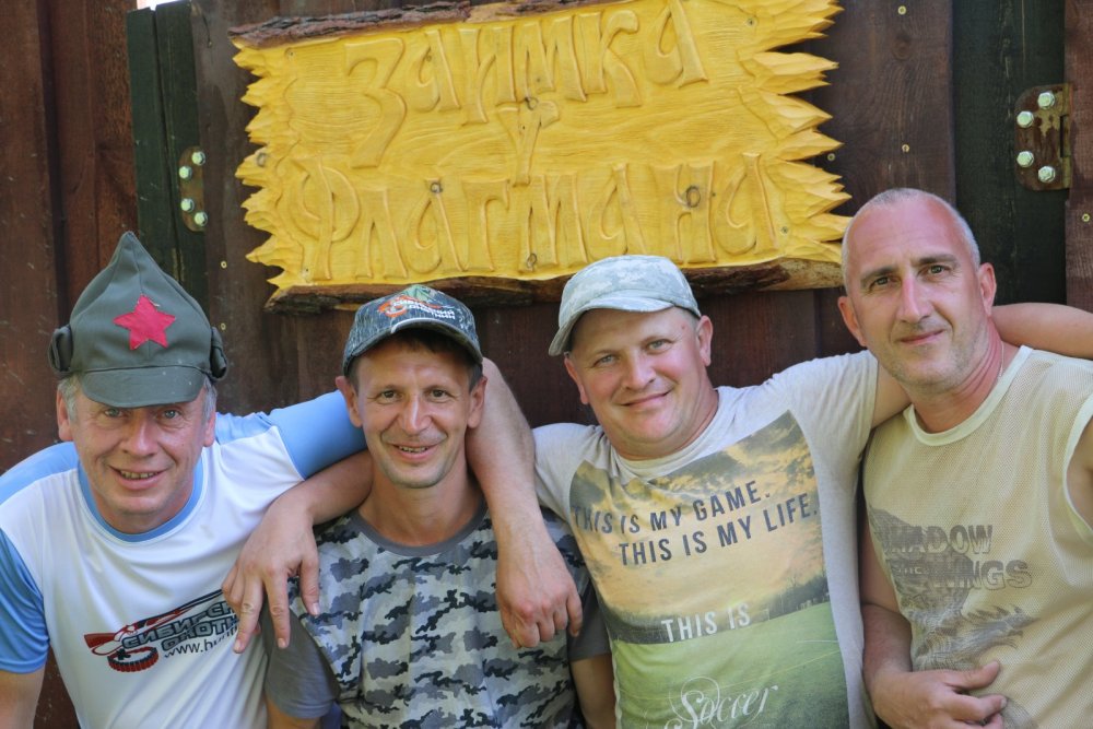 У Флагмана на даче