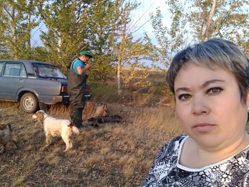 Выехали с супругой на разведку