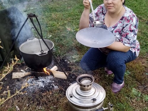 Выезжали на природу