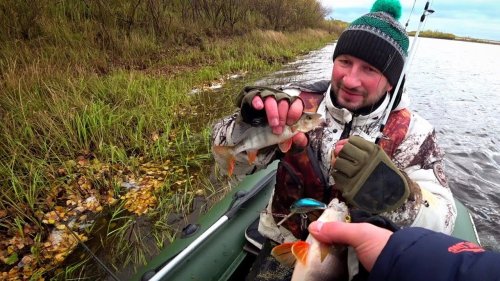 ОСЕННЯЯ РЫБАЛКА/ УЛОВИСТАЯ ПРИМАНКА НА ЩУКУ И ОКУНЯ/ FISHING TROLLING/PIKE!