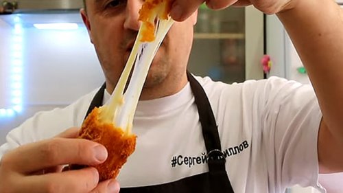 Корн-дог с сыром. Рецепт