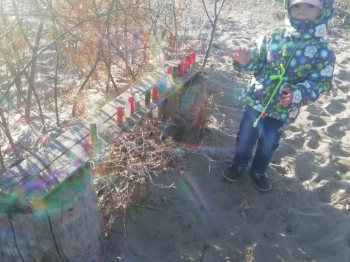 Теперь у папы самый красивый скрадок)))