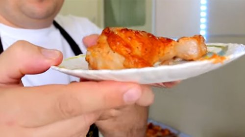 Куриные голени в томатно-майонезном маринаде