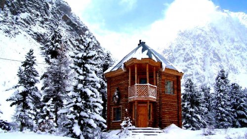 Голубое озеро.  Актру.  Горный Алтай