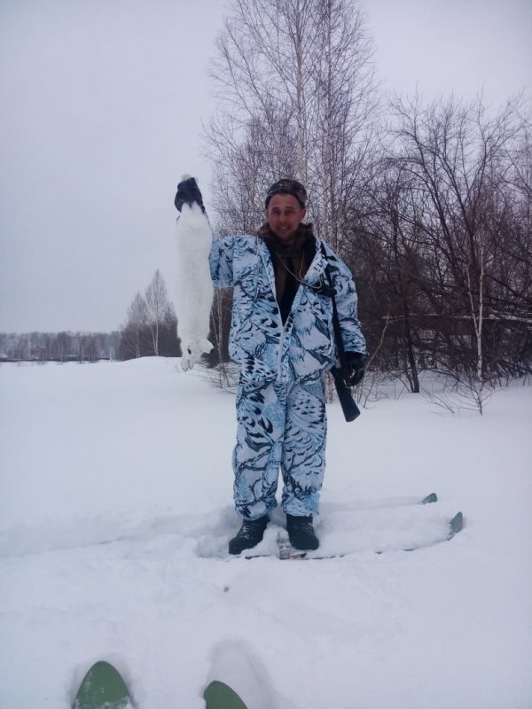 Охота в метель .
