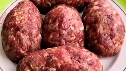 Котлеты из мяса зайца по-имеретински