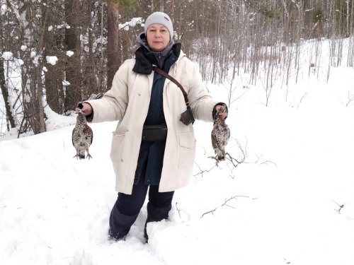 Охотница!