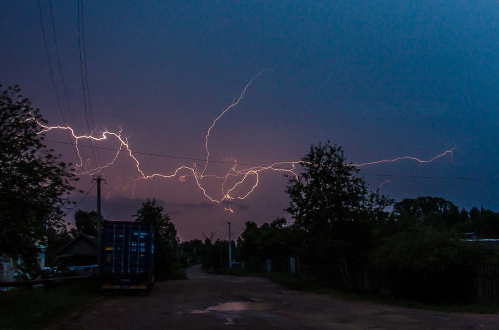 Вечерняя гроза.