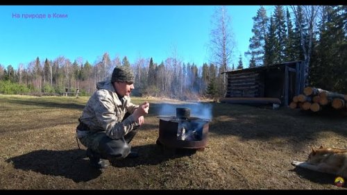 Первый весенний поход на лодке до избы. 3 серия.