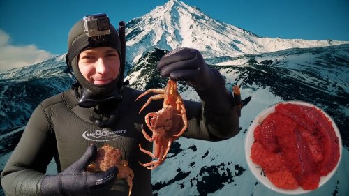 Подводная охота на земле вулканов ????. ДАРЫ Камчатки.