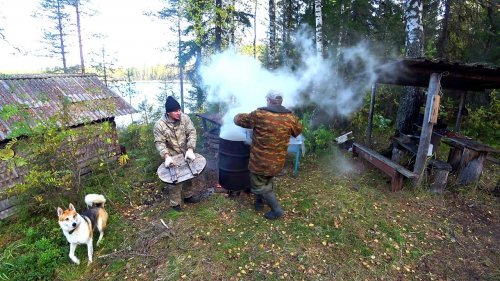 С БАТЕЙ НА БЛИЖНИЙ КОРДОН/ОХОТА И РЫБАЛКА ОСЕНЬ2020/ЧАСТЬ 3
