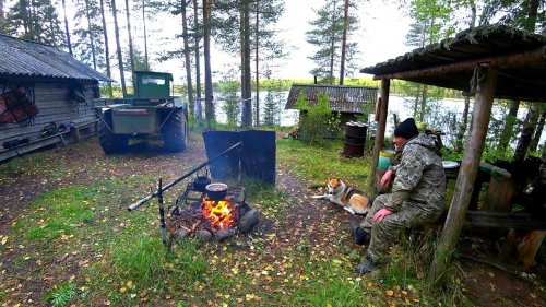 С БАТЕЙ НА БЛИЖНИЙ КОРДОН/ОХОТА И РЫБАЛКА ОСЕНЬ2020/ЧАСТЬ 2