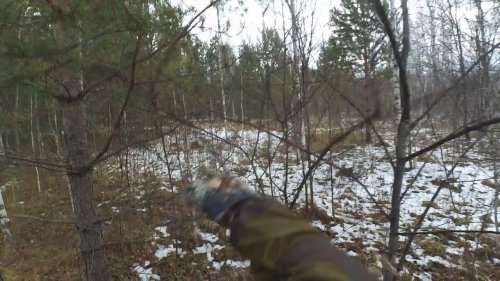 Ходовая охота в Сибири, погода внесла коррективы