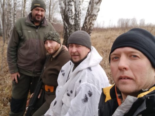 На привале