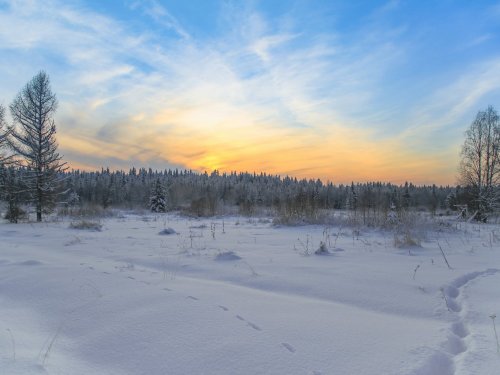 был поселок