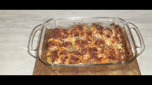 Самая сочная курица в мире! Курица в беконе, сразу с гарниром!