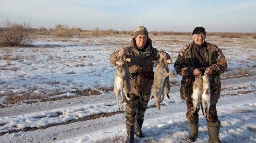 Охота на зайца 6. 02 .2021. Закрытие.  Заяц в афганском казане от Максима.