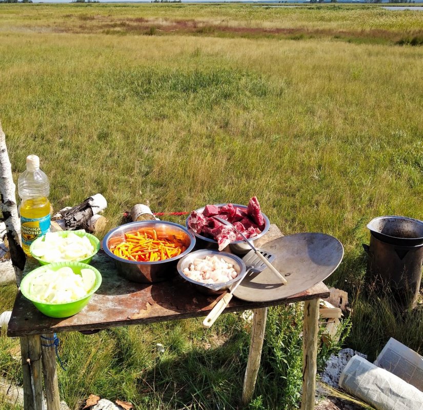 На кануне открытия на водоплавающую (осень)